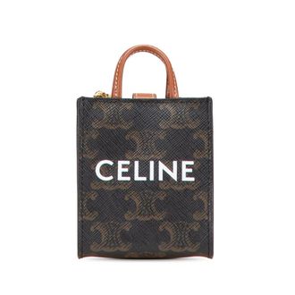Celine Pre-owned Celine Micro Triomphe Coated Canvas Vertical Cabas Bag Charm Ladies AAKYSRX1U7Q8TBPM