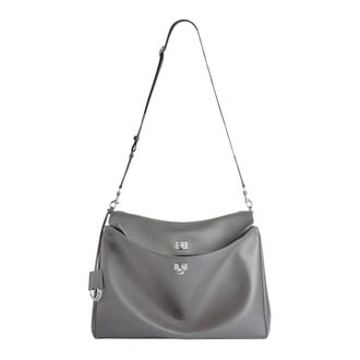 Balenciaga Rodeo Messenger Bag Medium - male - Balenciaga - Cross Body Messenger - Gray - ONE SIZE - Bags