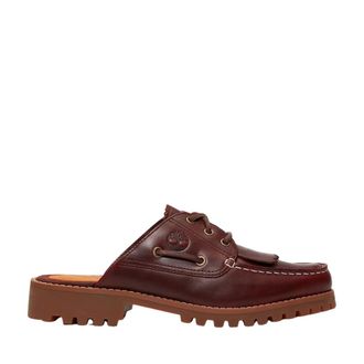 Timberland Noreen Mule - Dames - Slip ons - Bruin - 36 EU - Leer - Schoenen