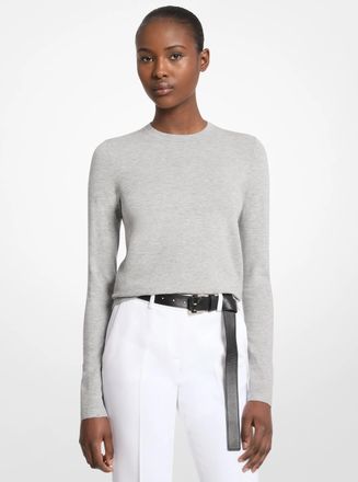 Michael Kors Stretch Viscose Long-Sleeve Shirt