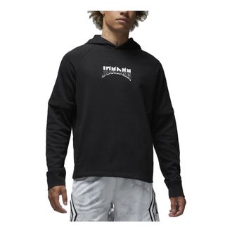 Nike Jordan Air Jordan Dri-FIT Sport Graphic Fleece Pullover Hoodie Black FB7570-010
