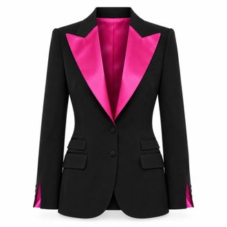 Dolce & Gabbana Blazer - Dames - Jassen - Zwart - Maat: M Zijde