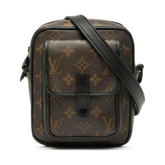 Louis Vuitton Pre-owned Cross Body Bags, female, Brown, Size: ONE SIZE Pre-owned Pocket Crossbody Bag