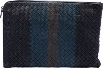 Bottega Veneta Pre-owned Bottega Veneta Tricolor Nappa Intrecciato Clutch Ladies BW4RHX8OZJDP70B6