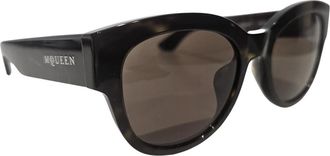 Alexander McQueen Am 0509Sa Zonnebril - Dames - Zonnebrillen - Bruin - ONE Size - Accessoires
