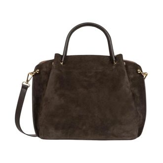 Lancaster Bolso Louisa de ante - Bags - Mujer - Marr&oacute;n - ONE SIZE