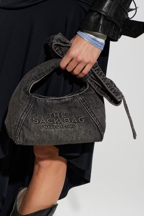 Marc Jacobs Bow Denim Hand Bag, Womens, Grey