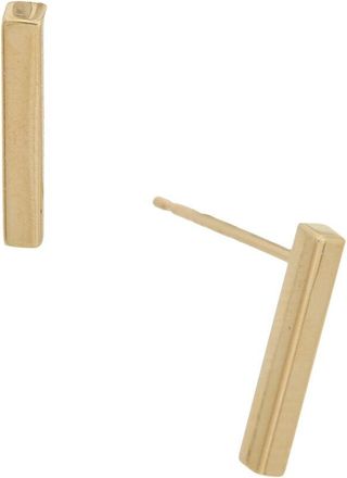 Italian Gold, Inc 10K 2Mm Bar Earrings