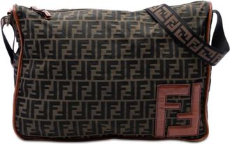 Fendi Pre-owned Fendi Zucca Canvas Crossbody Unisex 4NV0FS71S9T0R9BY