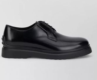 Tod's leather derby shoes