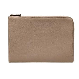 Louis Vuitton Pre-owned Clutches, female, Beige, Size: ONE SIZE Pre-owned Pochette Jour PM Taurillon Leather Clutch Bag