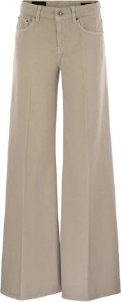 Dondup Marlen Jeans - Dames - Loose Fit Jeans - Beige - W28 - Katoen - Jeans