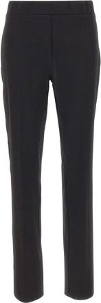 Elena Miro Stretch Straight Broeken - Dames - Straight fit broeken - Zwart - M - Broeken