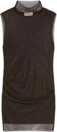Sportmax Empoli Dress - Dames - Feestkleedjes - Zwart - M - Polyester - Kleedjes