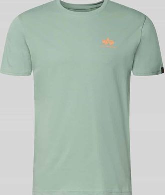 Alpha Industries Alpha Industries T-Shirt mit Label-Details Modell BASIC in Lind, Gr&ouml;&szlig;e XXXL