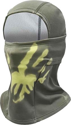 Generic Balaclava Color Changing Ski Mask Outdoor Windproof Warm Motorcycle Face Mask Thermal Sports Running Cycling for Men/Women Army Green Free Size