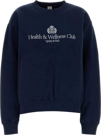 Sporty & Rich Sweatshirts - Dames - Sweatshirts - Blauw - S - Hoodies & sweatvesten