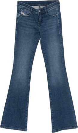 Diesel Denim katoenen flared jeans - Blauw