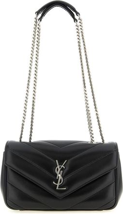 Saint Laurent Black Loulou Small Shoulder Bag
