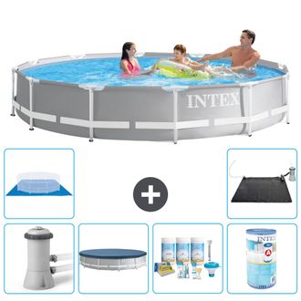 Intex Piscina Prism Frame Redonda - 366x76 Cm - 8-piezas S32120