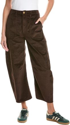 Rag & Bone Rag & Bone Charlie Ankle Dark Brown Barrel Jean