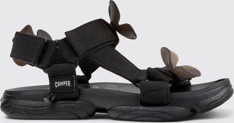 Camper Sandalo Karst Camper in poliestere riciclato con fiori applicati