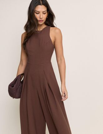 Nobody's Child Brown Reign Jumpsuit
