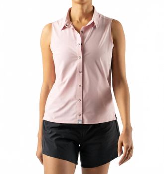 Rabbit High Country Sleeveless Performance Top In Pink Nectar