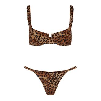 MC2 Saint Barth Bikinis, female, Brown, Size: S Balconette Bikini Top (Amira + Pearlie)