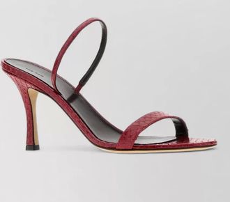 The Row leather ella sandals open toe straps