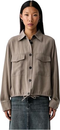 Marc O'Polo Dames, Jassen, Beige, Maat: L Viscose