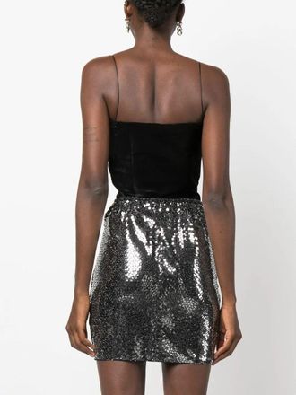 Forte_Forte Cotton Viskose Samt Bustier Top