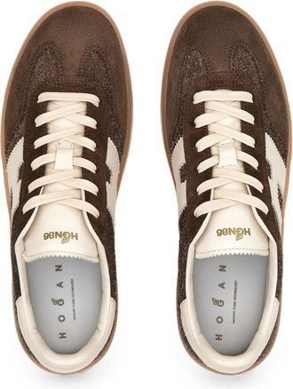 Hogan Colour-Block Leather Sneaker - Brown