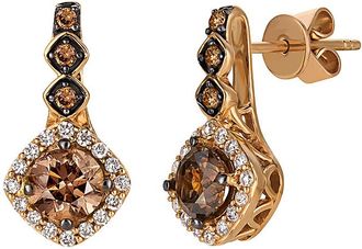 Le Vian 14K Rose Gold 1.17 Ct. Tw. Diamond Earrings