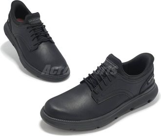 Skechers Mens Garza Slip On Shoes In Black