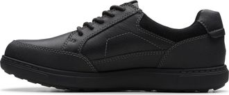 Clarks Mens Mapstone loGTX, Black Leather, 10.5 UK