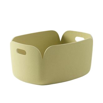 MUUTO Restore Aufbewahrungskorbv, beige-gr&uuml;n