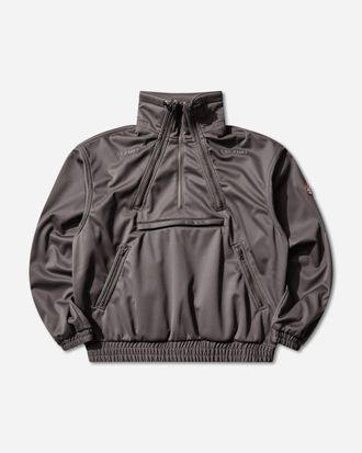 Cav Empt Men s Fleece Back Half Zip Jacket Grey