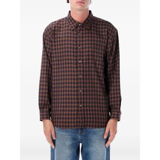 Dunst Check-print Long-sleeve Shirt