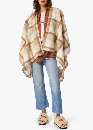 Xirena Wynter Poncho In Fawn