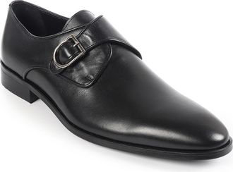 Vella Pais Belltown Monk Strap Shoe in Black at Nordstrom Rack, Size 12