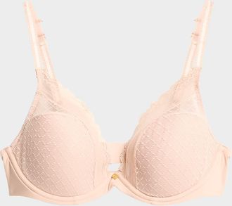 Chantelle Norah Chic Lace Plunge T-Shirt Bra