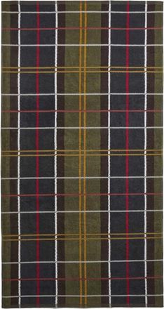 Barbour Tartan Strandlaken - unisex - Handdoeken - Groen - ONE Size - Katoen - Home