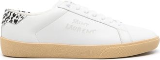 Saint Laurent Court Classic sneakers - men - Rubber/Fabric/Calf Leather/Calf Leather - 42 - White