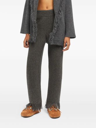 Alanui Pantaloni con frange - Grigio
