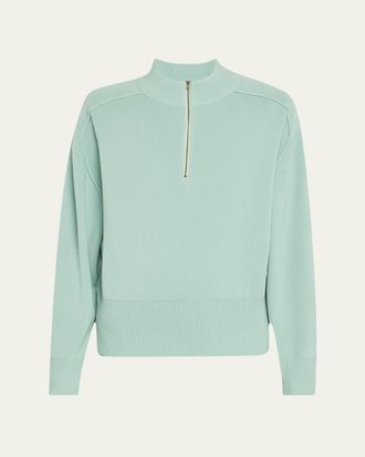 6397 Half-Zip Wool-Cashmere Pullover
