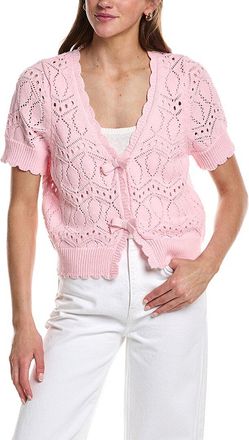 Design History V-Neck Bow Cardigan