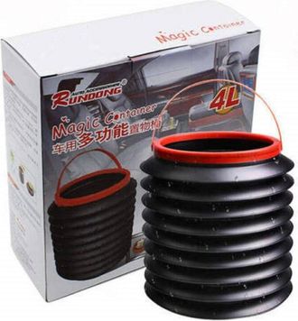 Trade Shop Trade Shop - Cestino Contenitore Box Porta Oggetti Per Auto Capacit&agrave; 4 Lt Pieghevole