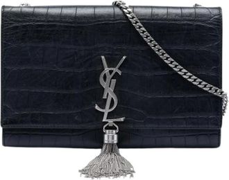 Saint Laurent Pre-owned Cross Body Bags, female, Black, Size: ONE SIZE Pre-owned The Kate Crossbody Bag