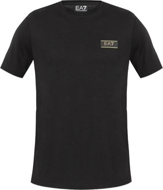 Emporio Armani T-shirt con applicazione logo - Nero